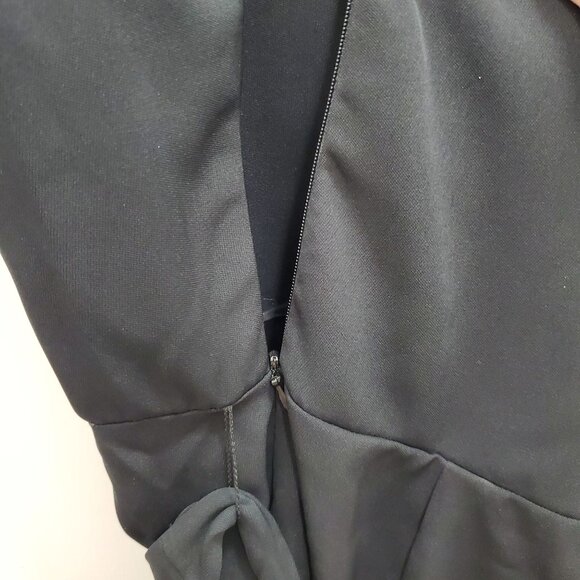 YL by Yair Vintage Black‎ Menswear Halter Neck Lapel Long Evening Dress NWT 4 - Picture 5 of 9